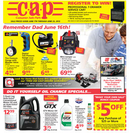 consumer auto parts may flyer