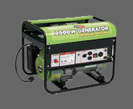 3,500 watt propane generator